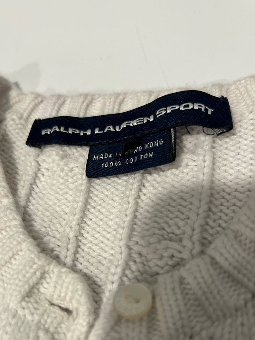 Ralph Lauren Sport Cable Knit Cardigan - Picture 16 of 16